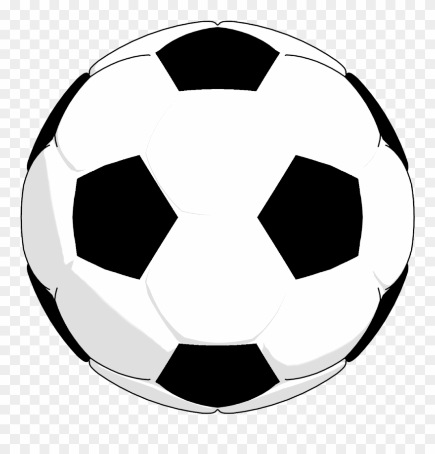 Soccer Ball Clip Art - Black And White Soccer Ball Clip Art - Png Download