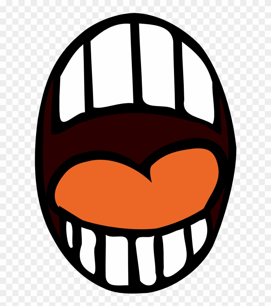 Clipart Of Quiet, Quite And Mg - Mouth Open Clipart - Png Download