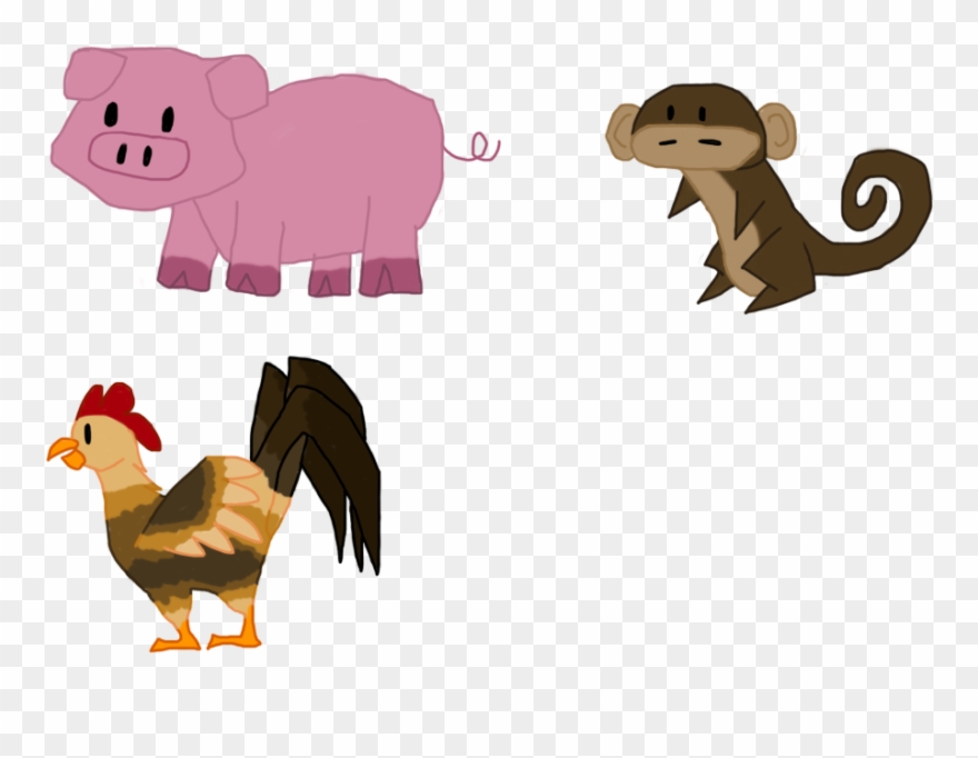 Chinese Zodiac Animals Roster And By Adlerprescotttrash - Cartoon Clipart