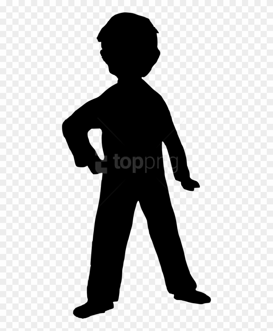 Free Png Boy Silhouette Png Images Transparent Clipart