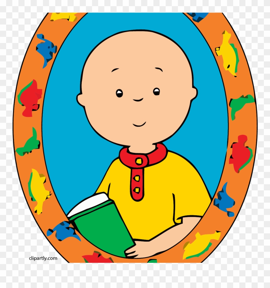 Caillou Half Border Clipart Picture - Png Download