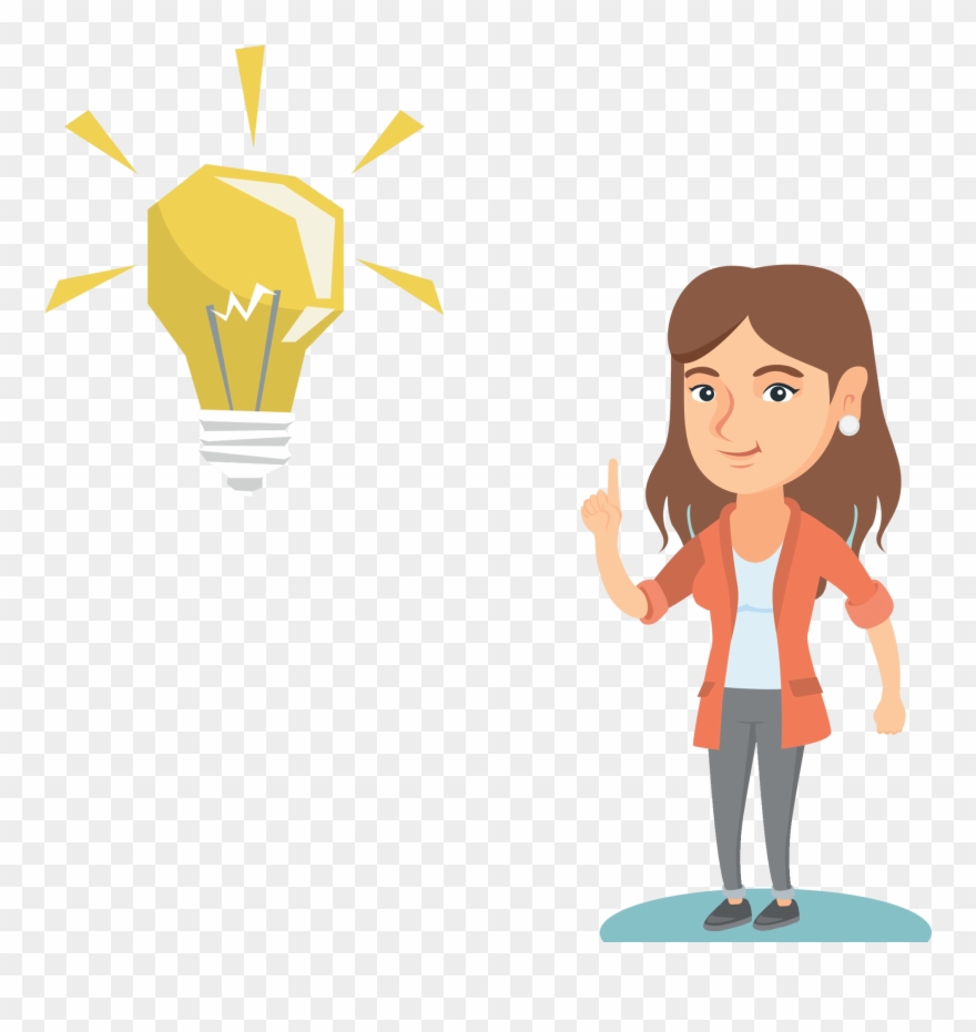 A Great Idea - Cartoon Clipart