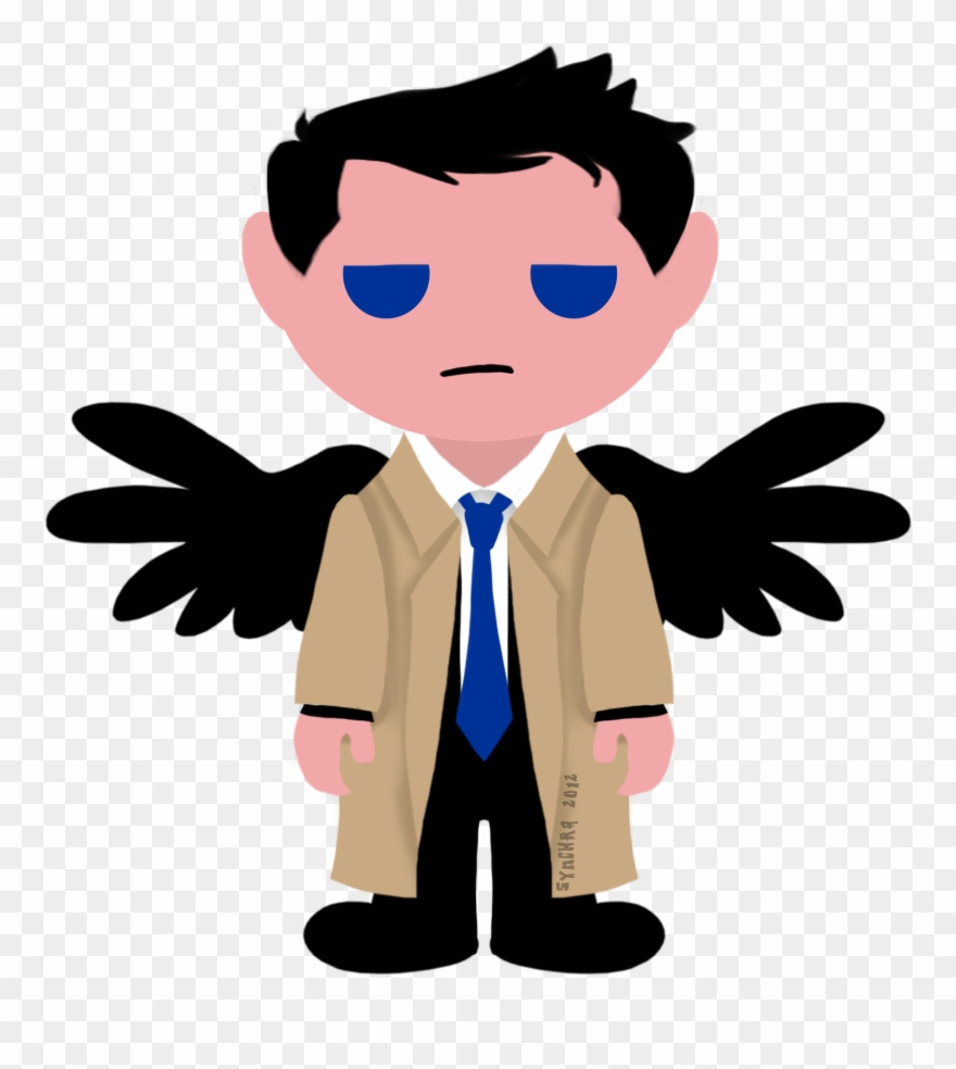 Mini Simple Castiel Tree Topper Clipart
