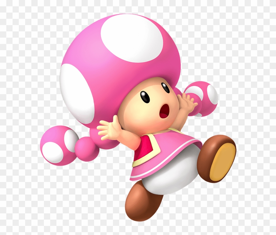 Toadette - Mario Bros Toadette Clipart