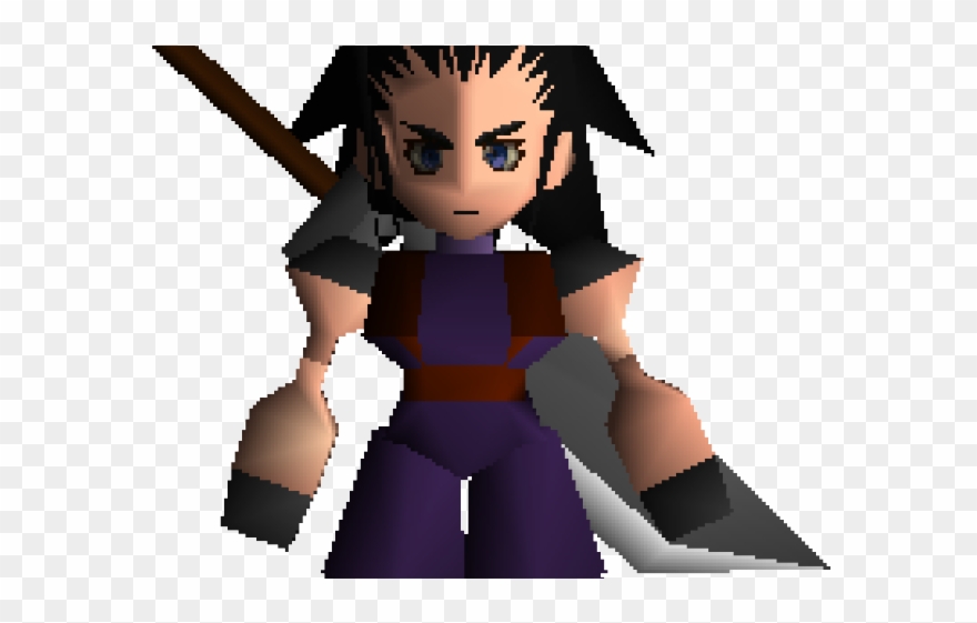 Final Fantasy Clipart Zack Ps1 - Cartoon - Png Download
