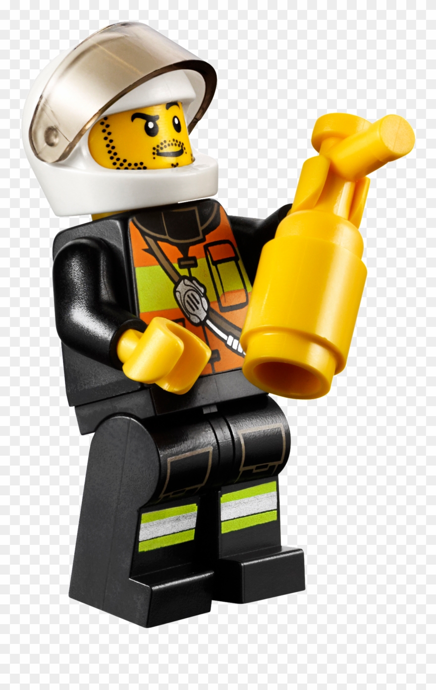 Fireman - Lego 60000 Instructions Clipart