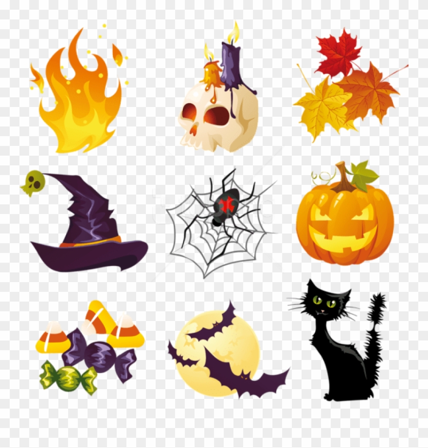 Free Png Download Halloween Pictures Collection Png - Halloween Clipart Collection Transparent Png