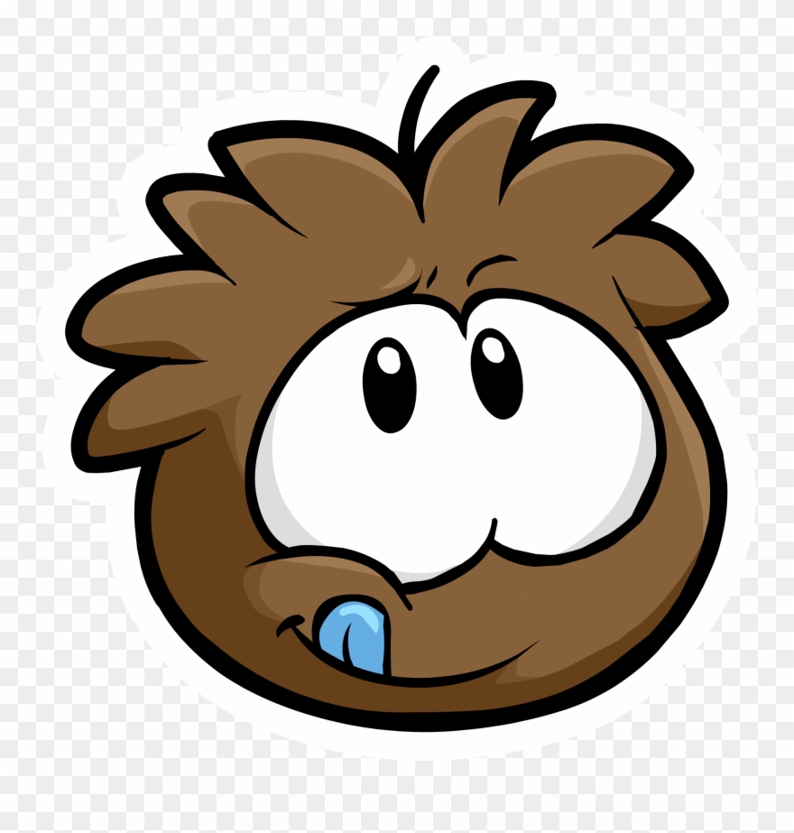 Brown Puffle - Club Penguin Puffle Cafe Clipart