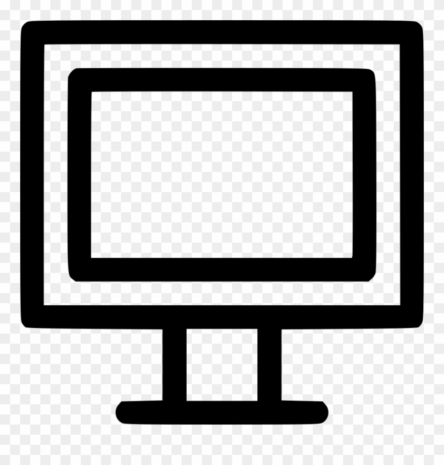 Tv Computer Lcd Device Monitor Screen Electronic Comments - Computer Monitor Clipart
