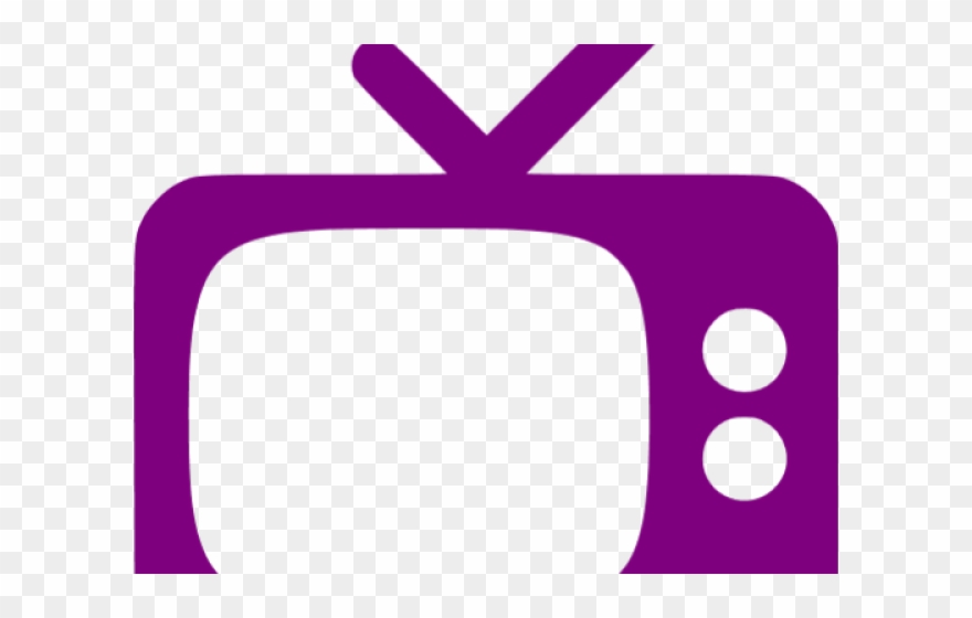 Tv Clipart Purple - Png Download