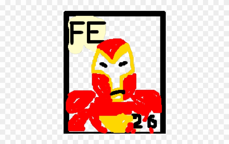 Iron Man Clipart Iron Element - Iron Element Drawing - Png Download