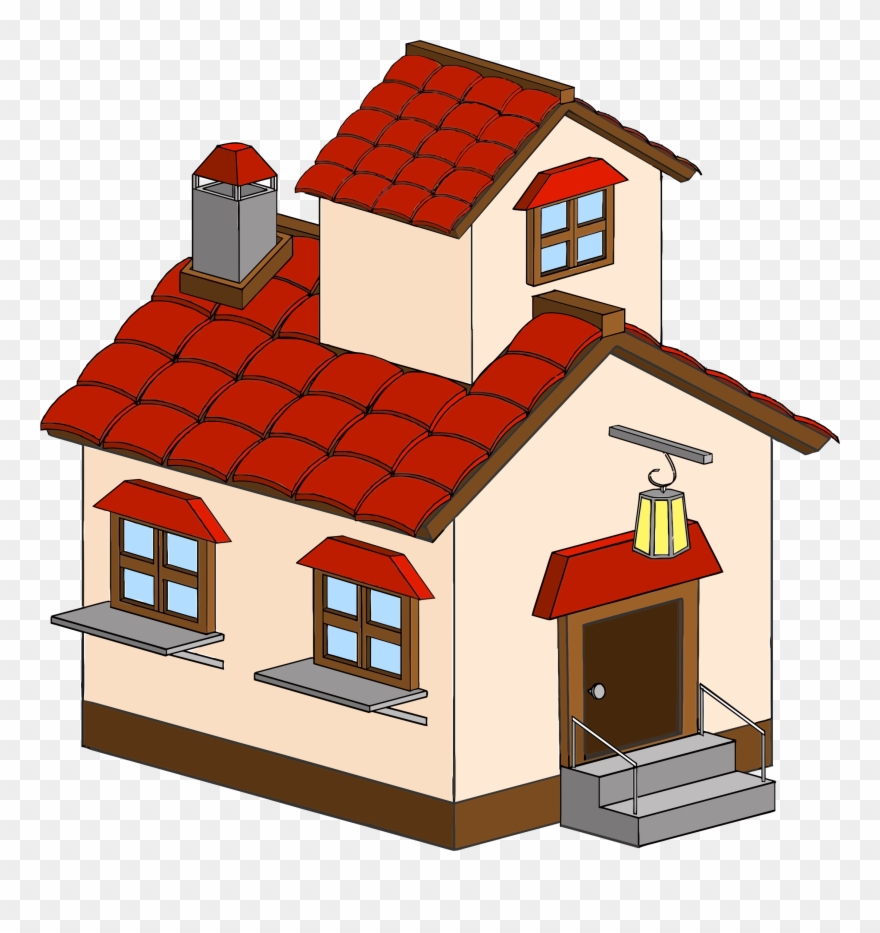 Up Clipart Of Home, House And Homes - House - Png Download