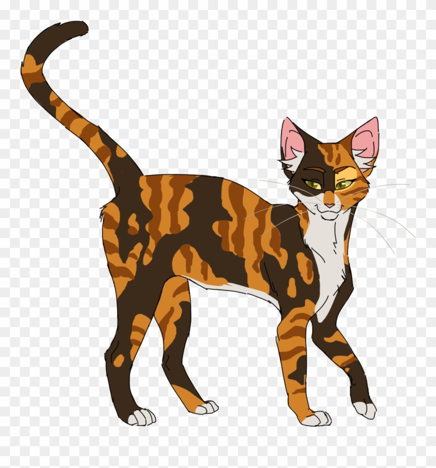 Feline Clipart Cat Design - Spotted Leaf Warrior Cats - Png Download