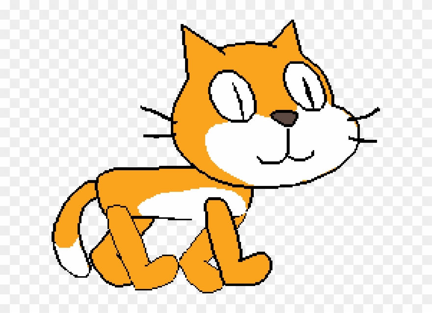 Scratches Clipart Sprite - Scratch Cat Sprites - Png Download