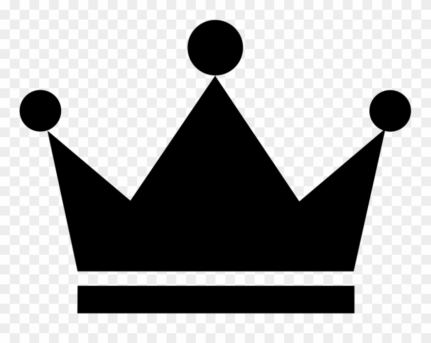 Png File Svg - Crown Black And White Icon Clipart
