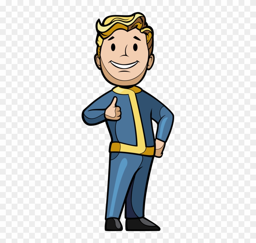 Vault Boy Charisma - Cartoon Clipart