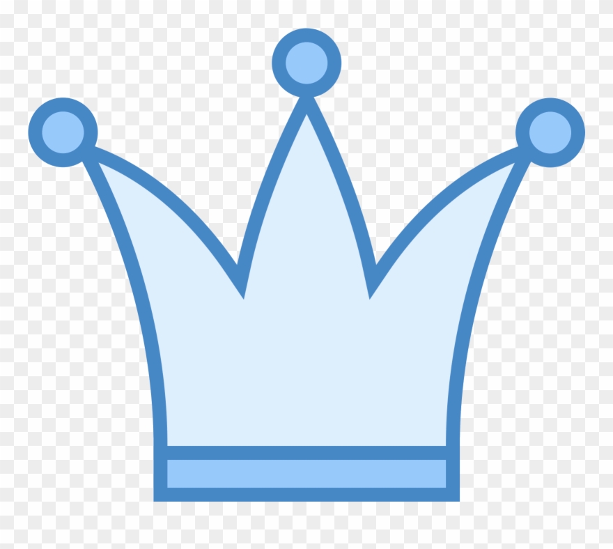 Baby Crown Clipart - Corona Azul De Princesa - Png Download
