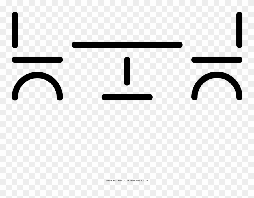 Dining Table Coloring Page - Line Art Clipart