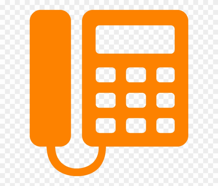 Calls & Lines - Blue Fax Icon Clipart