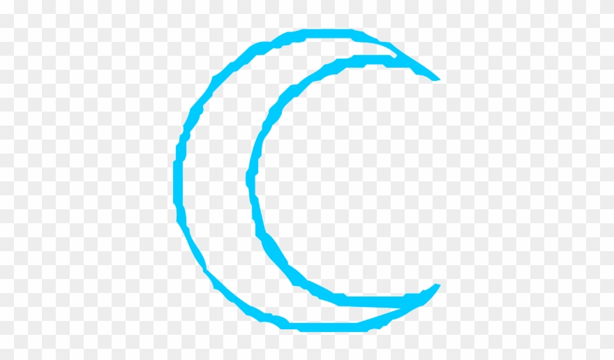 Moon Clipart Simple - Simple Moon Clipart Transparent Background - Png Download