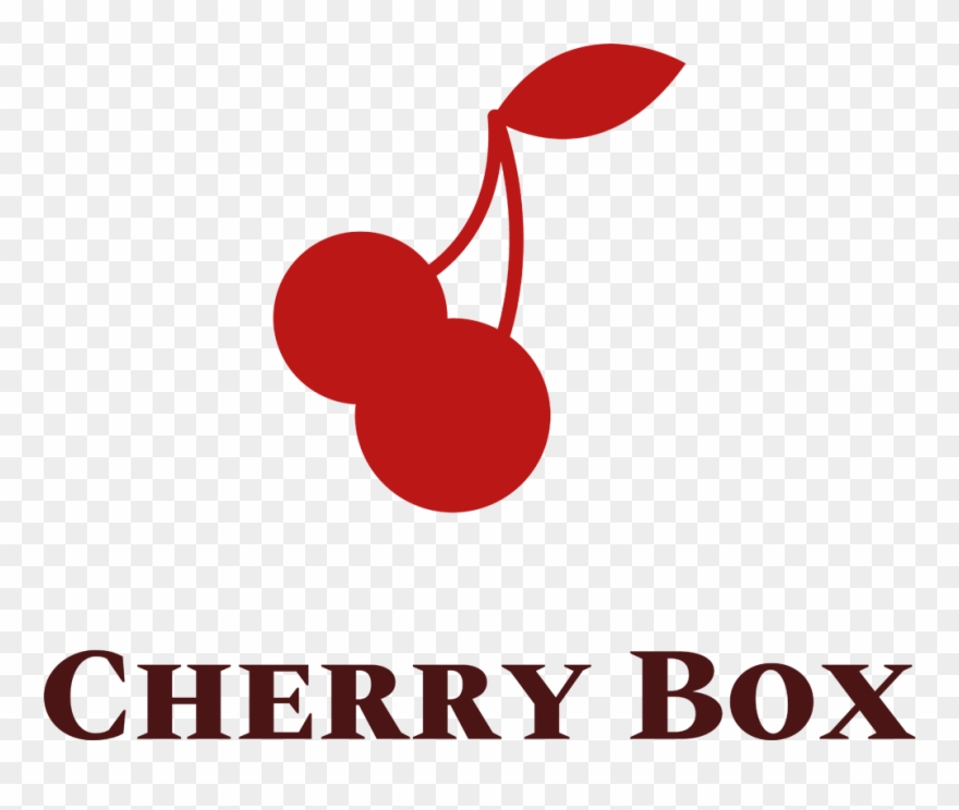 Cherry Box Pizza - Graphic Design Clipart