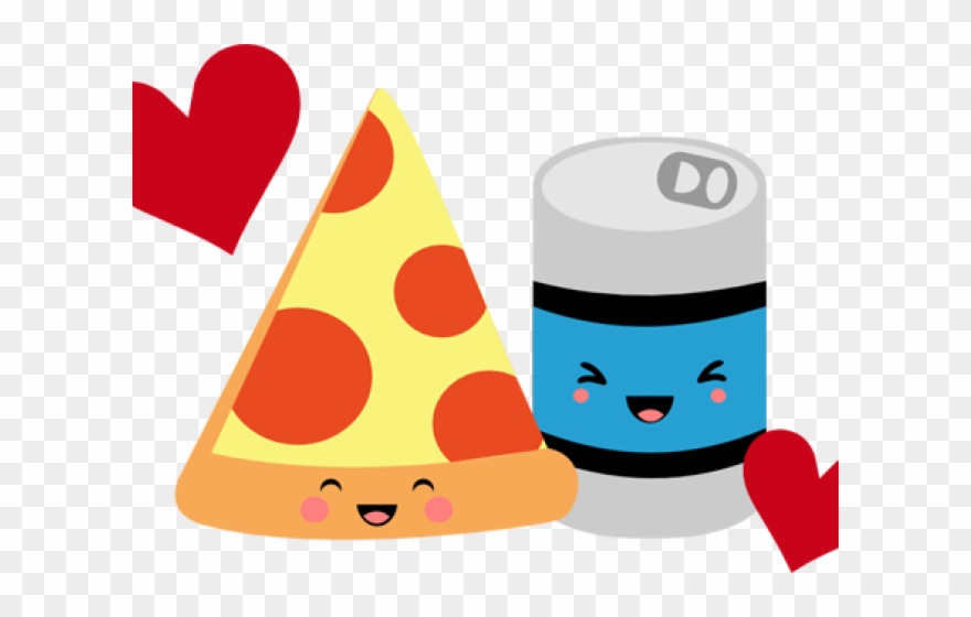 Pizza Clipart Christmas - Heart - Png Download