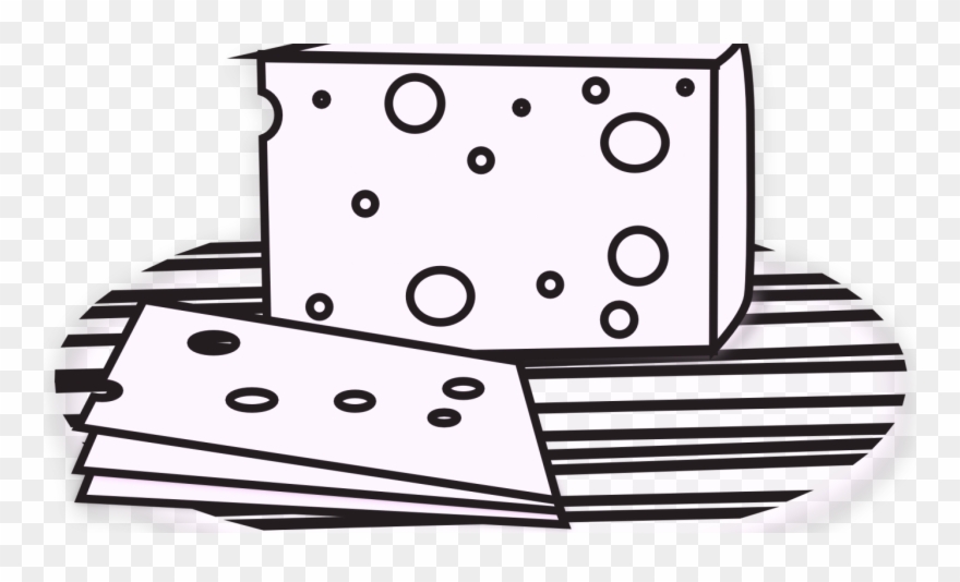 Alphabet Letter Coloring Page Cheese Royalty Free Vector - Clip Art Black And White Cheese - Png Download