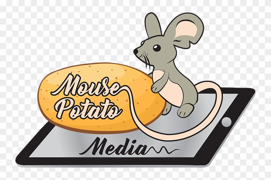 Mouse Potato Media Logo - Cartoon Clipart