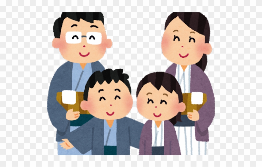 Japan Clipart Yukata - Japanese Family Clipart - Png Download