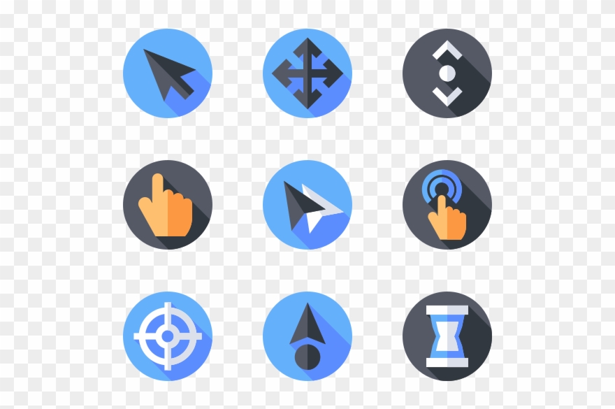 Selection And Cursors - Google Suite Icons Clipart