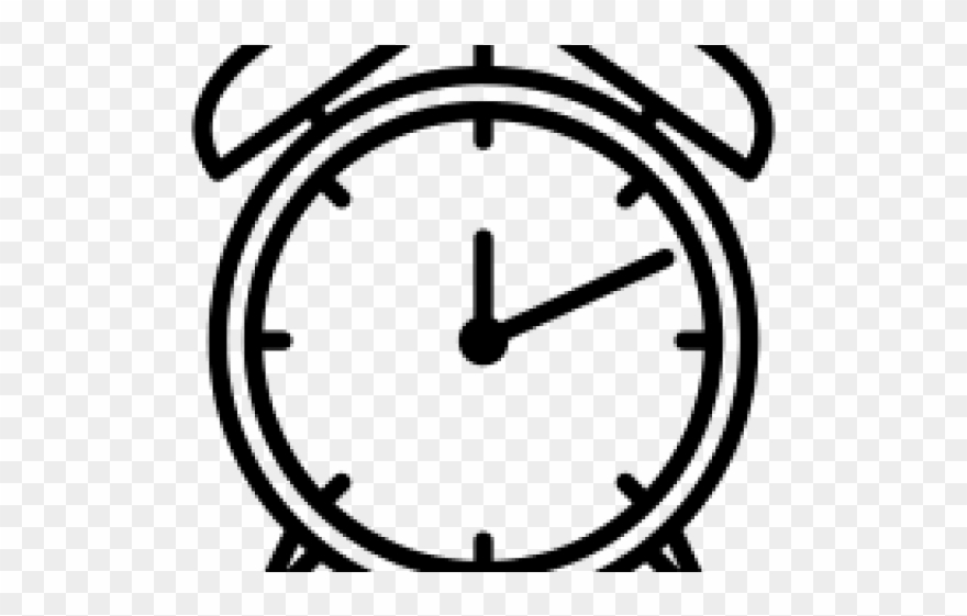 Drawn Clock Transparent - Stopwatch Clipart Black And White - Png Download