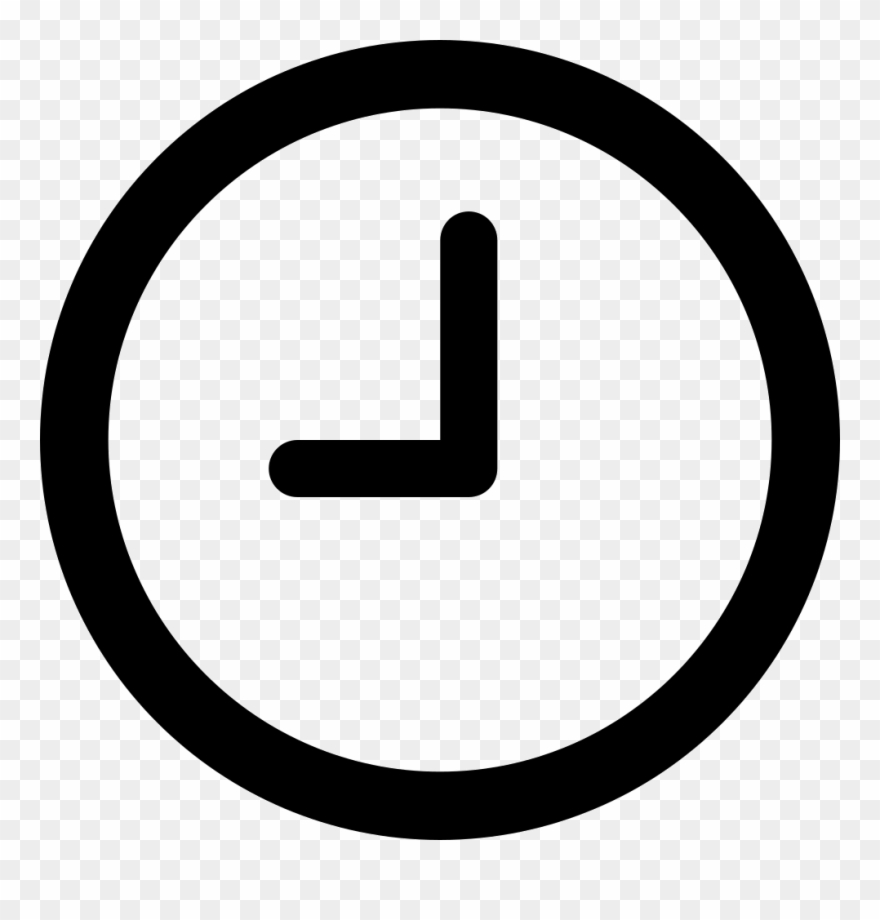 Clipart Black And White Download Clock Svg Png Icon - Number 2 With Circle Transparent Png