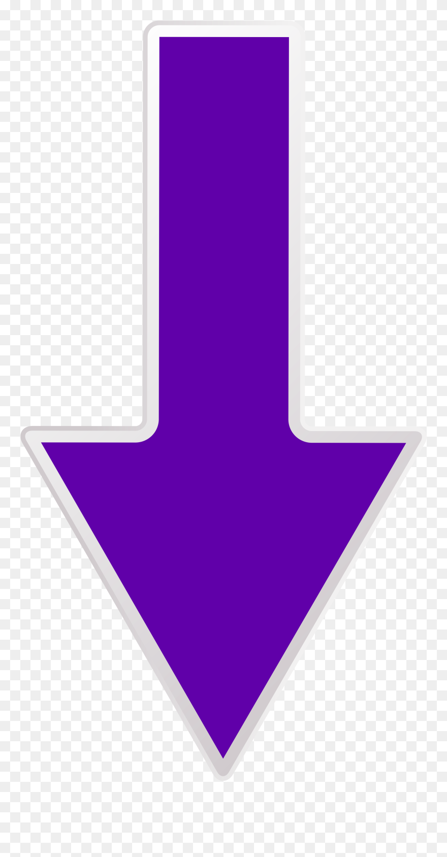 Transparent Background Purple Arrow Clipart