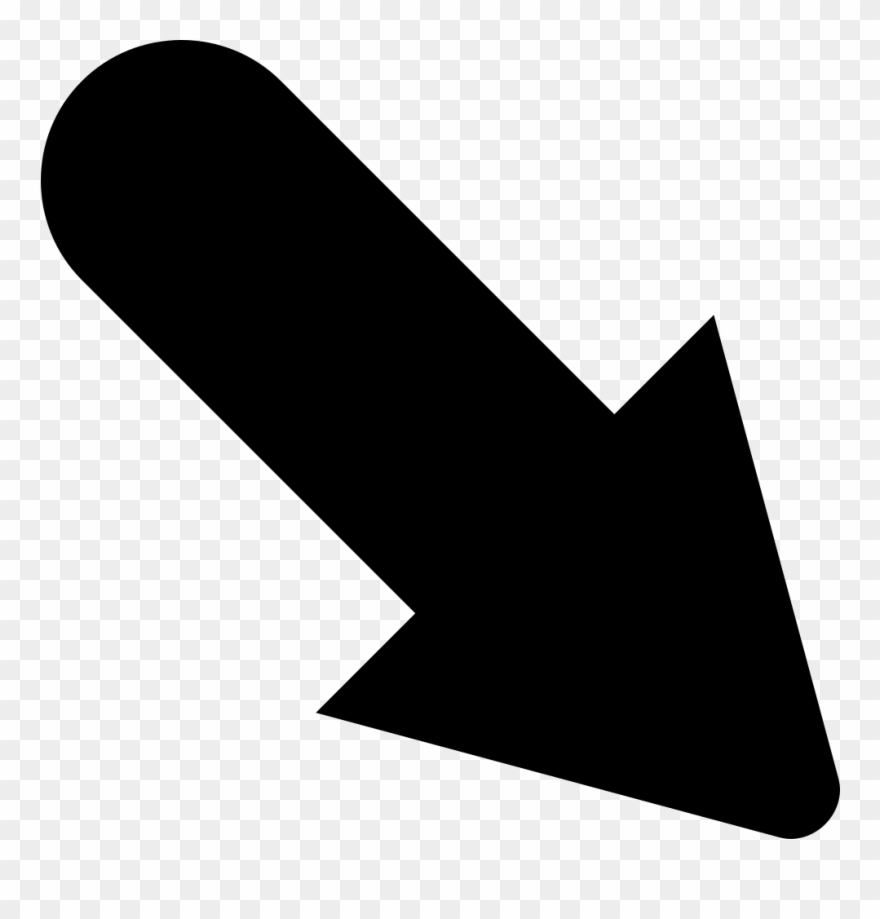 981 X 980 3 0 - Arrow Pointing Down Right Clipart