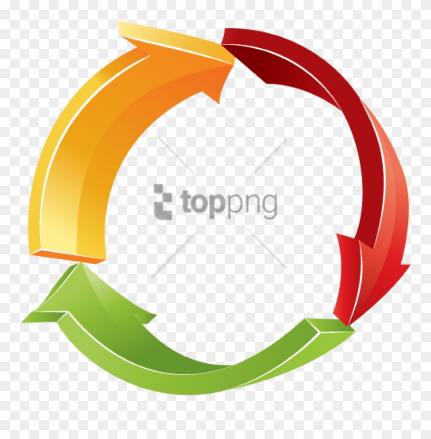 Free Png 3d Circular Arrow Png Image With Transparent - 3d Circular Arrow Png Clipart
