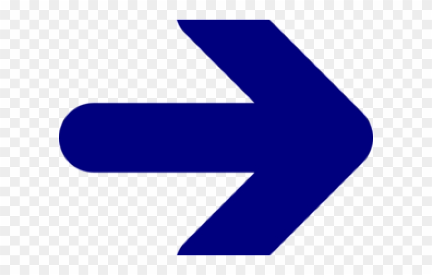 Dark Clipart Blue Arrow - Arrow Vector Blue Png Transparent Png