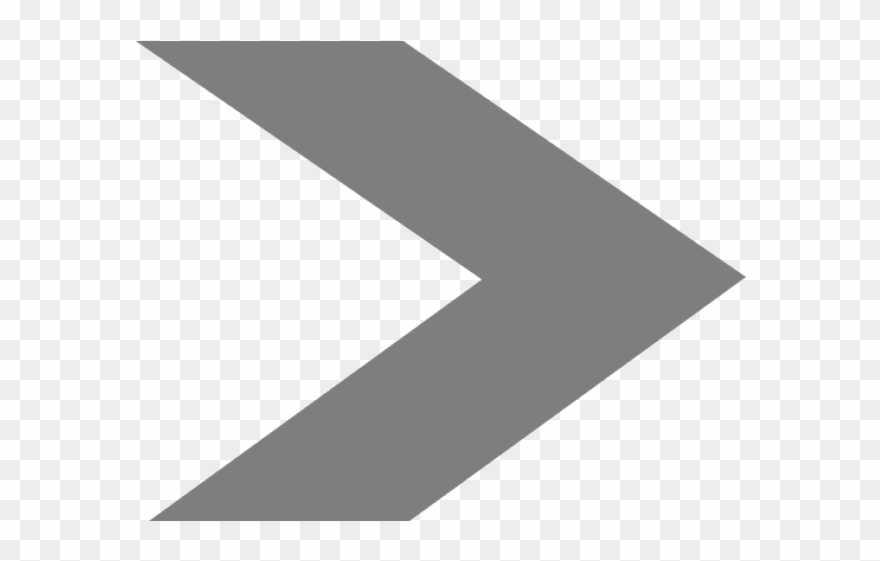 Arrows Clipart Grey - Stencil - Png Download