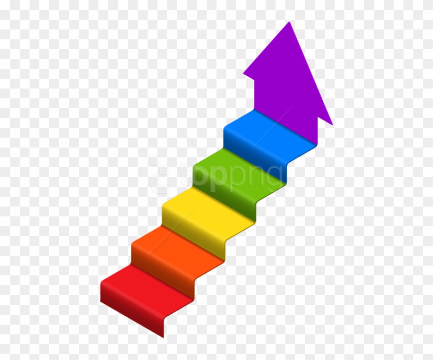 Free Png Download Arrow Stairs Clipart Png Photo Png - Stairs Clip Art Transparent Png