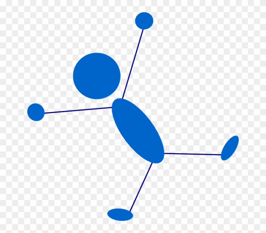 Bonhomme Dessin Png - Stick Figure Lying Down Clipart Transparent Png