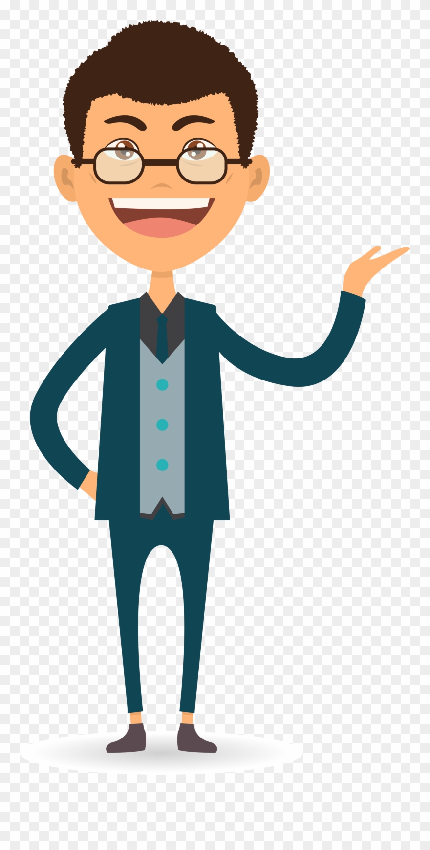 Homme Qui Montre Fonctionnement - Png Images For Presentation Clipart