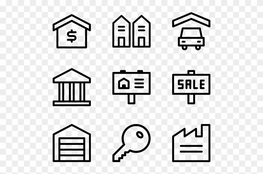 Building - Cyber Security Icons Free Clipart