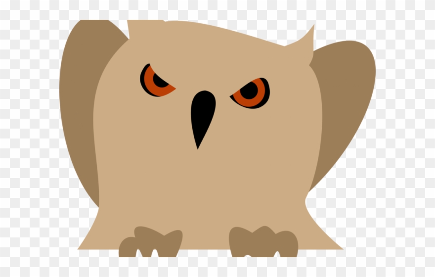 Snowy Owl Clipart Clip Art - Angry Owl Clip Art - Png Download