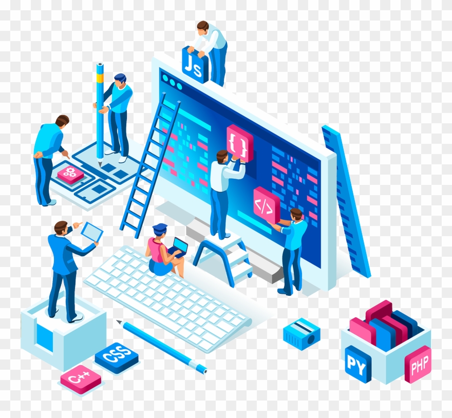 Construction - Software Developer Clipart