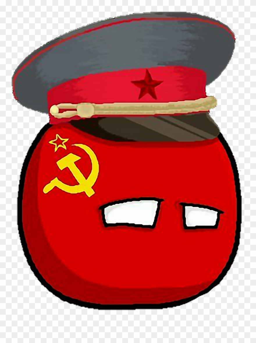Sovietunionball Sticker - Ussr Countryball Clipart