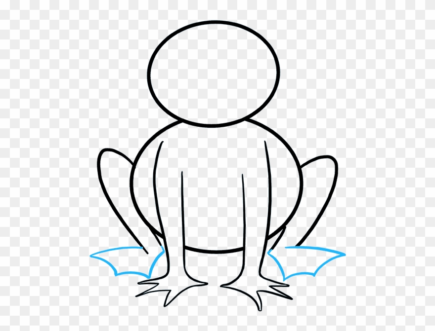 Simple Frog Drawing Drawing Frog Simple Transparent Clipart