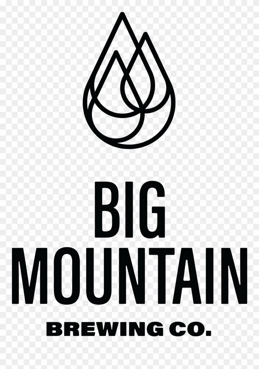 Big Mountain Beer Logo - Graphic Design Clipart