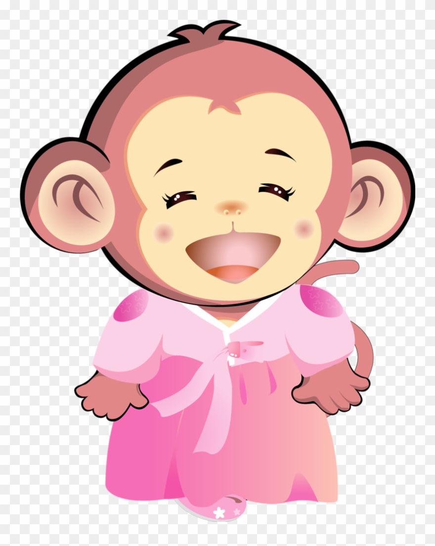 ○‿✿⁀monkeys‿✿⁀○ Monkeys, Safari, Clip Art, - Pink Monkey Png Transparent Png