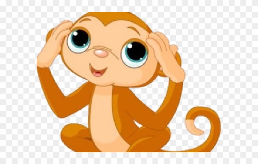 Baby Clipart Monkey - Monkey Clip Art - Png Download