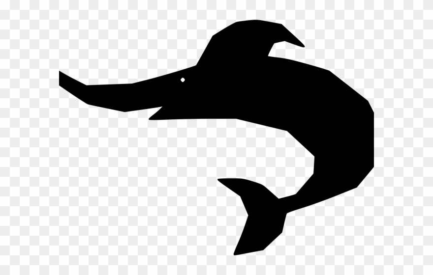 Dolphin Clipart Silhouette - Png Download