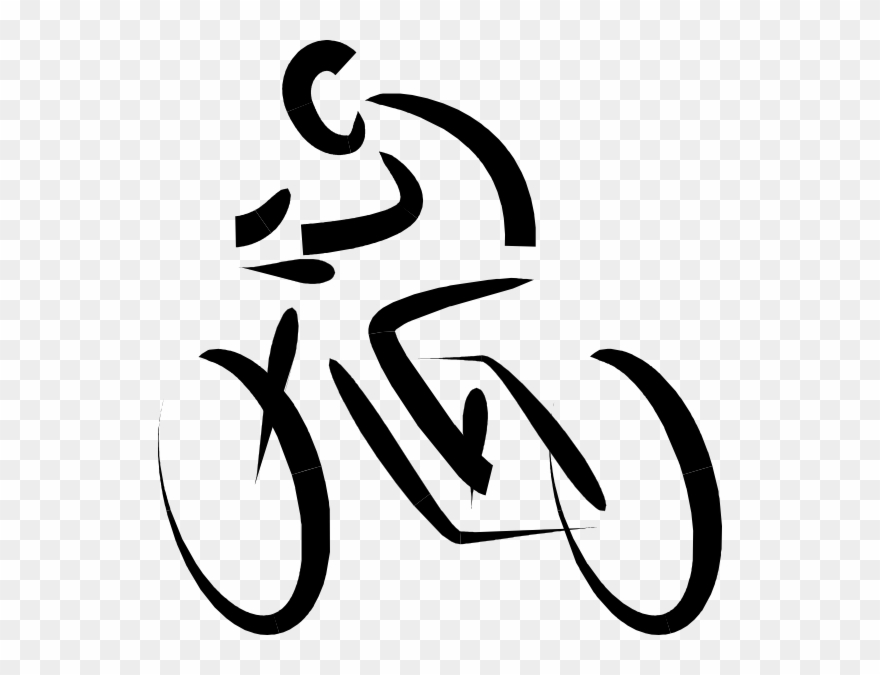 Clipart Of Crack, Riders And Cycles - Calligraphy - Png Download
